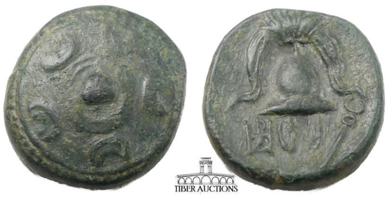 Kings of Macedon. Philip III - Antigonos I 323-310 BC., Æ 1/2 Unit, Heracles / H...