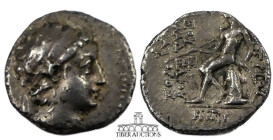 Seleukid Kings of Syria. Demetrios II Nikator, First reign, 146-138 BC. AR Drachm, Antioch on the Orontes mint. Dated SE 168 (145/4 BC). Diademed head...