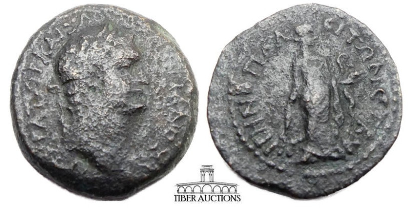 CILICIA. Irenopolis-Neronias. Domitian. 81-96 AD. Æ 22, Laureate bust right / Hy...