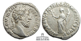 Commodus AD 177-192. AR Denarius. Hilaritas. 17 mm, 2.95 g.