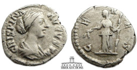Crispina, as Augusta AD 178-182. AR Denarius. Ceres. 17 mm, 2.70g.