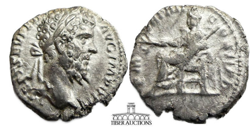 Septimius Severus AD 193-211. AR Denarius. Pax. 19 mm, 2.70 g.