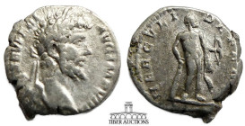 Septimius Severus AD 193-211. AR Denarius. Hercules. 18 mm, 3.10 g.