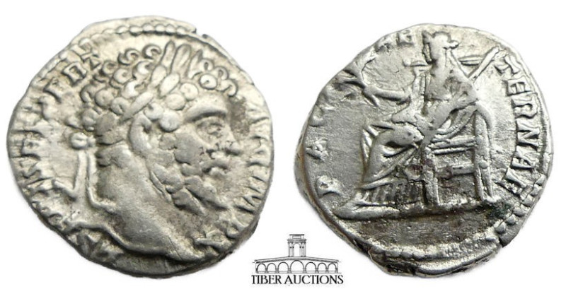 Septimius Severus AD 193-211. AR Denarius. Pax. 17 mm, 3.23 g.
