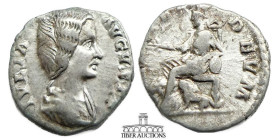 Julia Domna, as Augusta AD 193-217. AR Denarius. Cybele, towered. 18 mm, 2.12 g.