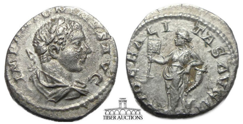 Elagabalus AD 218-222. AR Denarius. Libertas. 17 mm, 3.03 g.