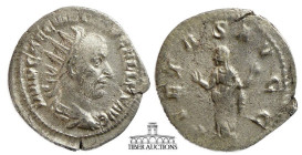 Trebonianus Gallus AD 251-252. AR Antoninianus. Pietas. 23 mm, 2.69 g.