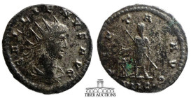 Gallienus AD 253-268. AR Antoninianus. Pietas. 21 mm, 2.86 g.