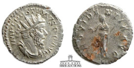 Postumus, Romano-Gallic AD 260-269. Billon Antoninianus. Providentia. 23 mm, 3.05 g.