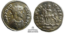 Probus AD 276-282. Æ Antoninianus. Probus on horseback. 21 mm, 2.97 g.