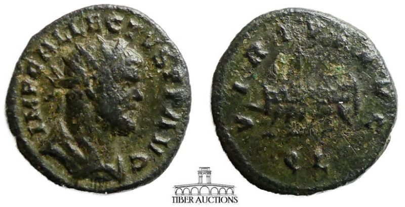 Allectus. Romano-British Emperor AD 293-296. Æ Quinarius. Londinium mint. Galley...