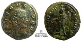 Severus II, as Caesar AD 305-306. Æ 1/4 Follis. GENIUS. SISCA MINT. 19 mm, 2.36 g. Rare