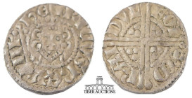 Henry III AR Penny. 1216-1272. Bury St. Edmunds mint. Randulf le Blunt, moneyer. Crowned facing bust / voided long cross. 18 mm, 1.46 g.