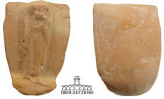 Near east-Phoenician Terracotta Astarte 8th-4th Century BCE. 75 mm x 41 mm. 44.52 g.