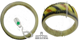 Early Islamic Glass bracelet. Syria 7th - 8th century AD. 81 mm x 81 mm. 19.80 g.