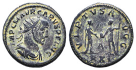 Carus. A.D. 282-283. AE antoninianus 

Reference:

Condition: Very Fine

weight:4.2gr