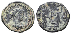 Numerian. As Caesar, A.D. 282-283. AE antoninianus

Reference:

Condition: Very Fine

weight:3.2gr