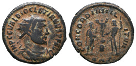 Diocletian. A.D. 284-305. AE antoninianus

Reference:

Condition: Very Fine

weight:3gr