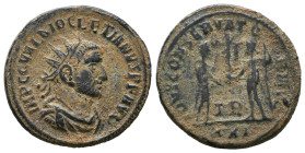 Diocletian. A.D. 284-305. AE antoninianus

Reference:

Condition: Very Fine

weight:3.5gr