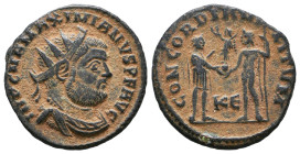 Maximianus. A.D. 286-305. AE antoninianus

Reference:

Condition: Very Fine

weight:3.5gr