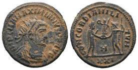 Maximianus. A.D. 286-305. AE antoninianus

Reference:

Condition: Very Fine

weight:4.2gr