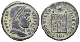 Constantine I. A.D. 307/10-337. AE follis

Reference:

Condition: Very Fine

weight:2.4gr