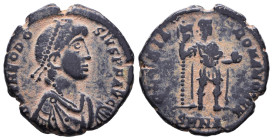 Theodosius I. A.D. 379-395. AE

Reference:

Condition: Very Fine

weight:5.1gr