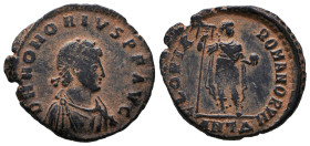 Honorius. A.D. 393-423. AE

Reference:

Condition: Very Fine

weight:4.4gr