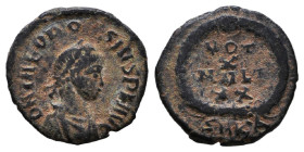 Honorius. A.D. 393-423. AE

Reference:

Condition: Very Fine

weight:1.1gr