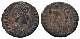 Honorius. A.D. 393-423. AE

Reference:

Condition: Very Fine

weight:2.4gr