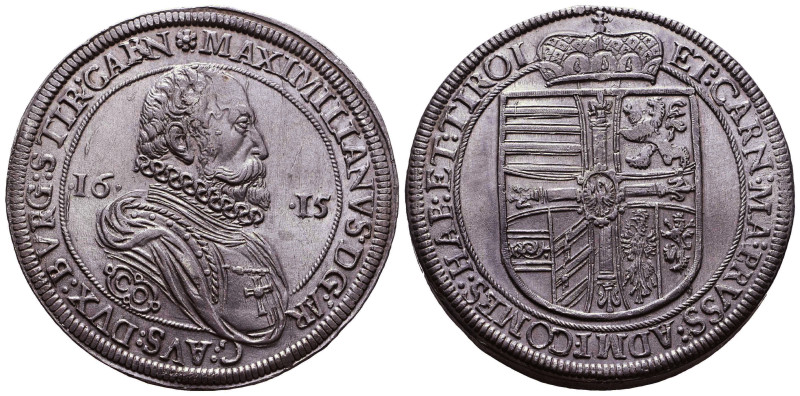 AUSTRIA, Holy Roman Empire. Maximilian III. Archduke, 1595-1618. AR Taler

Ref...