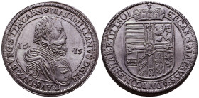 AUSTRIA, Holy Roman Empire. Maximilian III. Archduke, 1595-1618. AR Taler

Reference:

Condition: Very Fine

weight:28,8gr
