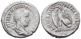Seleucis and Pieria. Philip. A.D. 244-249. Tetradrachm 

Reference:

Condition: Very Fine

weight:11,7gr