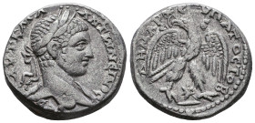 Seleucis and Pieria. Elagabalus. A.D. 218-222. Tetradrachm 

Reference:

Condition: Very Fine

weight:13,3gr