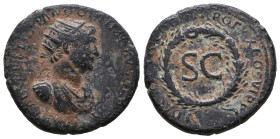 Trajan. AD 98-117. Æ 

Reference:

Condition: Very Fine

weight:8,3gr