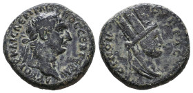 Trajan. AD 98-117. Æ 

Reference:

Condition: Very Fine

weight:5,5gr