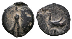Greek Coins. 4th - 3rd century B.C. AE 

Reference:

Condition: Very Fine

weight:1,1gr
