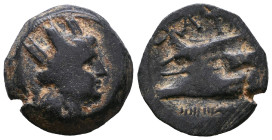 Greek Coins. 4th - 3rd century B.C. AE 

Reference:

Condition: Very Fine

weight:6,1gr