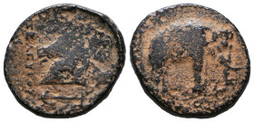 Greek Coins. 4th - 3rd century B.C. AE 

Reference:

Condition: Very Fine

weight:6,7gr