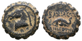 Greek Coins. 4th - 3rd century B.C. AE 

Reference:

Condition: Very Fine

weight:4,4gr