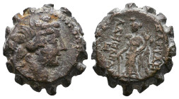 Greek Coins. 4th - 3rd century B.C. AE 

Reference:

Condition: Very Fine

weight:6,2gr