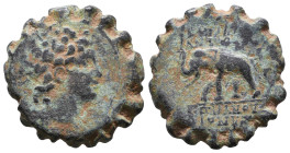 Greek Coins. 4th - 3rd century B.C. AE 

Reference:

Condition: Very Fine

weight:7,4gr