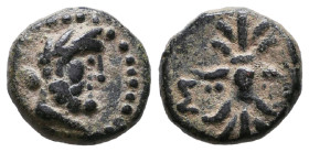 Greek Coins. 4th - 3rd century B.C. AE 

Reference:

Condition: Very Fine

weight:2,2gr
