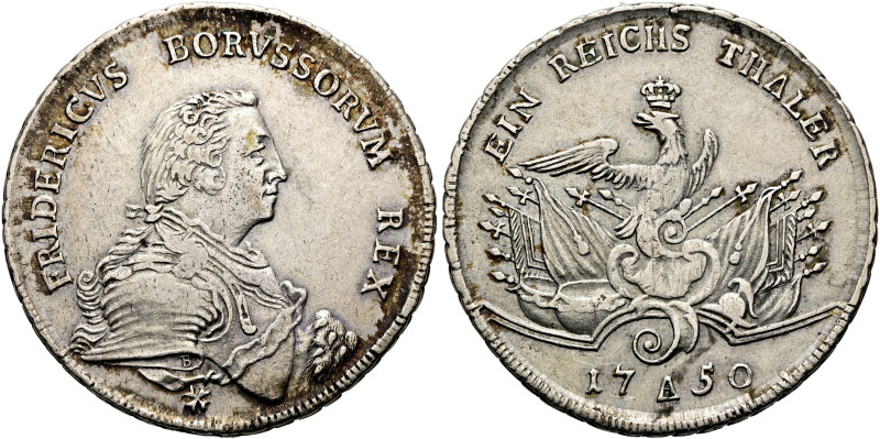 BRANDENBURG / PREUSSEN Friedrich II., 1740 - 1786. Reichstaler (preußisch) (21.6...