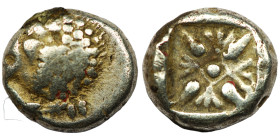 Miletos AR Obol, c. 525-475 BC Miletos, Ionia. AR Obol . c. 525-475 BC. Obv. Forepart of lion left. Rev. Stellate pattern in incuse square.
Weight 1,2...