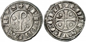Comtat d'Urgell. Ermengol X (1267-1314). Agramunt. Diner. (Cru.V.S. 128) (Cru.C.G. 1945). 0,90 g. Buen ejemplar. MBC+.