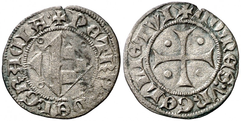 Comtat d'Urgell. Pere d'Urgell (1347-1408). Agramunt. Diner heràldic. (Cru.V.S. ...