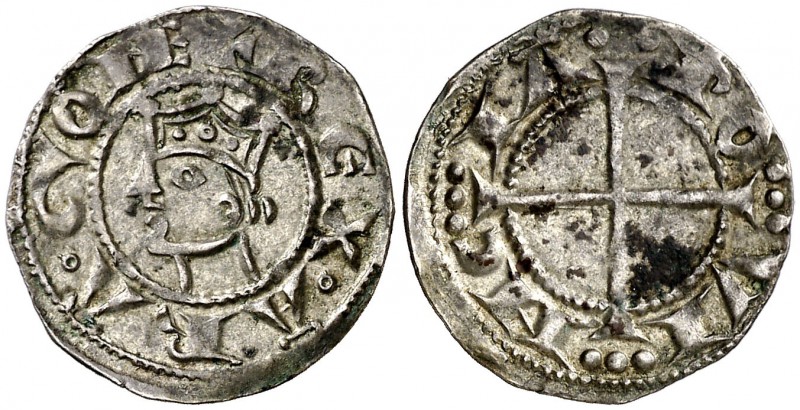 Comtat de Provença. Alfons I (1162-1169). Provença. Ral coronat. (Cru.V.S. 170) ...