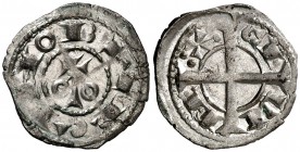 Alfons I (1162-1196). Barcelona. Òbol. (Cru.V.S. 297) (Cru.C.G. 2101). 0,53 g. Bella. Escasa. EBC-.