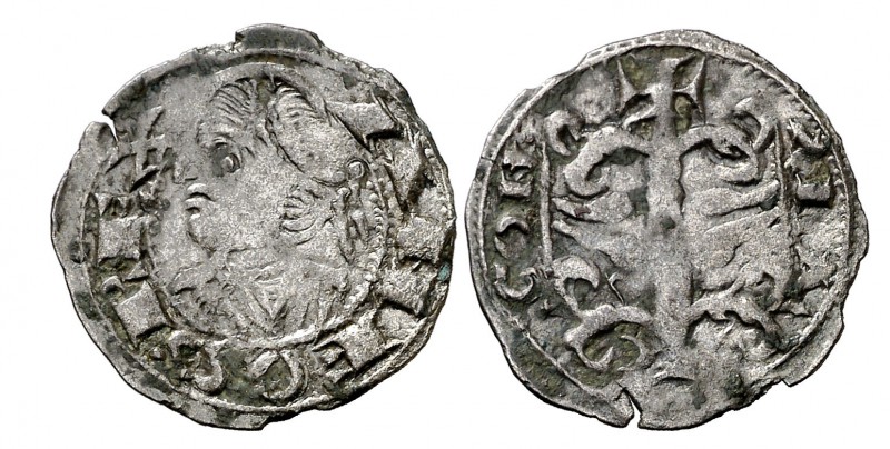 Alfons I (1162-1196). Aragón. Dinero jaqués. (Cru.V.S. 298) (Cru.C.G. 2106). 0,8...